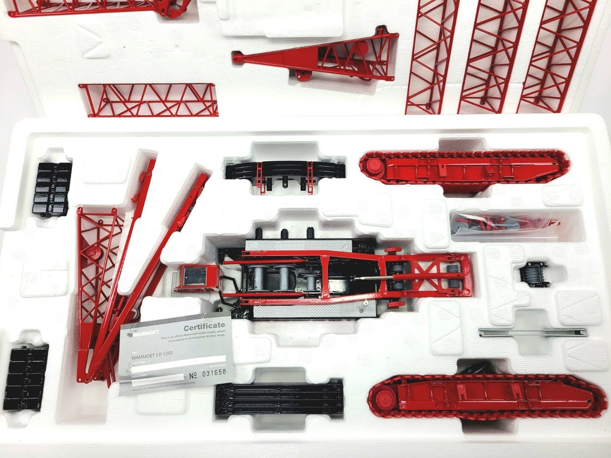 Liebherr LR1280 Crawler Crane - Mammoet - Conrad 1:50 Scale Model