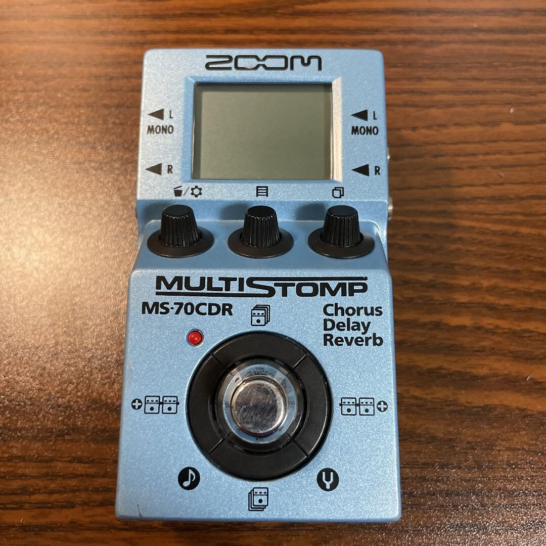 Zoom MS-70CDR Multi-Effects Guitar Effect Pedal used 884354011673