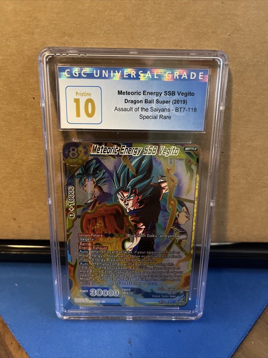 Dragon Ball Super 2019 Meteoric Energy SSB Vegito BT7-118 SPR CGC