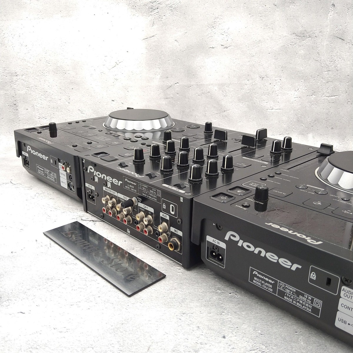 DJM350×1台＋CDJ350×2台 ケーブル付属 セット販売 Pioneer DJM350×1台