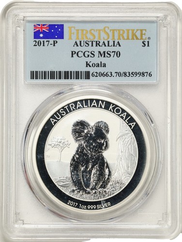 2025 Australia 1 oz Silver Koala PCGS MS-70 (First Strike) | eBay