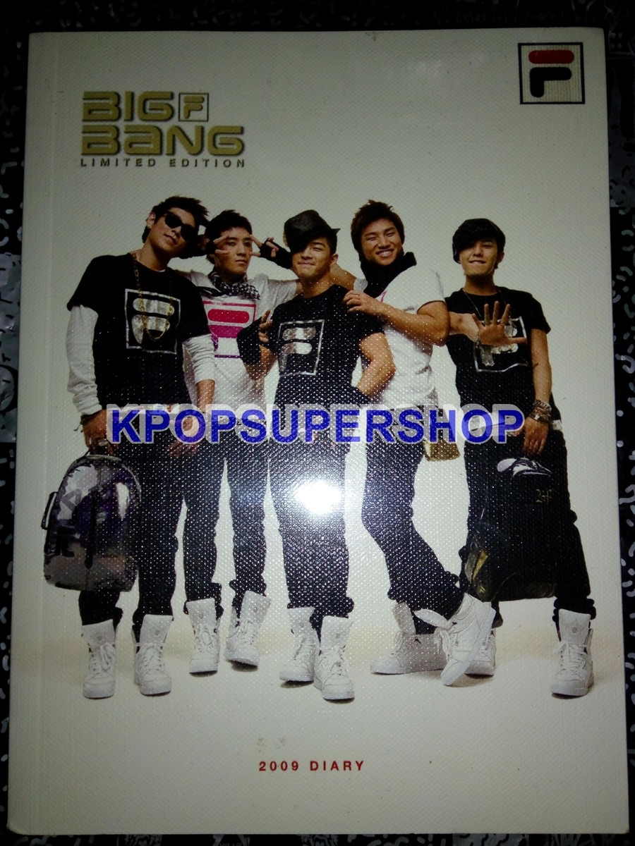 BIGBANG 2009 Diary Planner FILA Limited Photobook New Sealed GD G