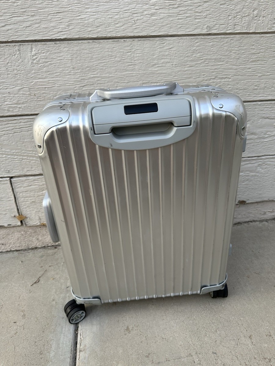 Rimowa Topas Trolley 45L Silver 4-wheels Carry Case Suitcase