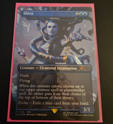 MTGカード 緻密/Subtlety シヴァ Secret Lair foil Shiva - Subtlety