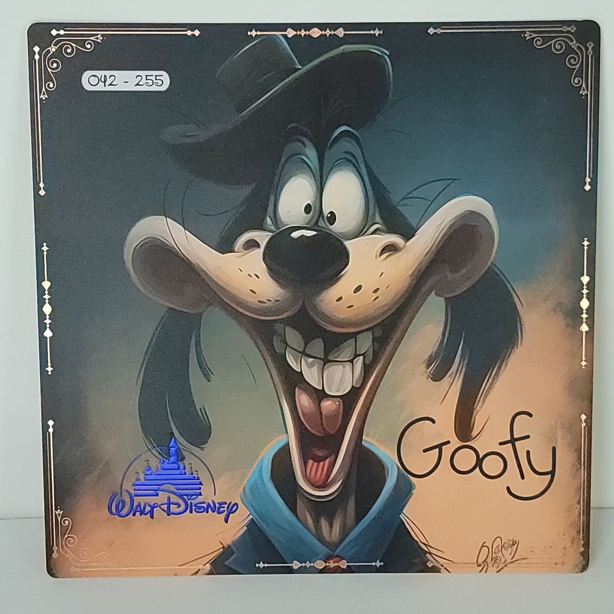 世界限定150枚 レア☆グーフィー Goofy☆スタンプアートギャラリー
