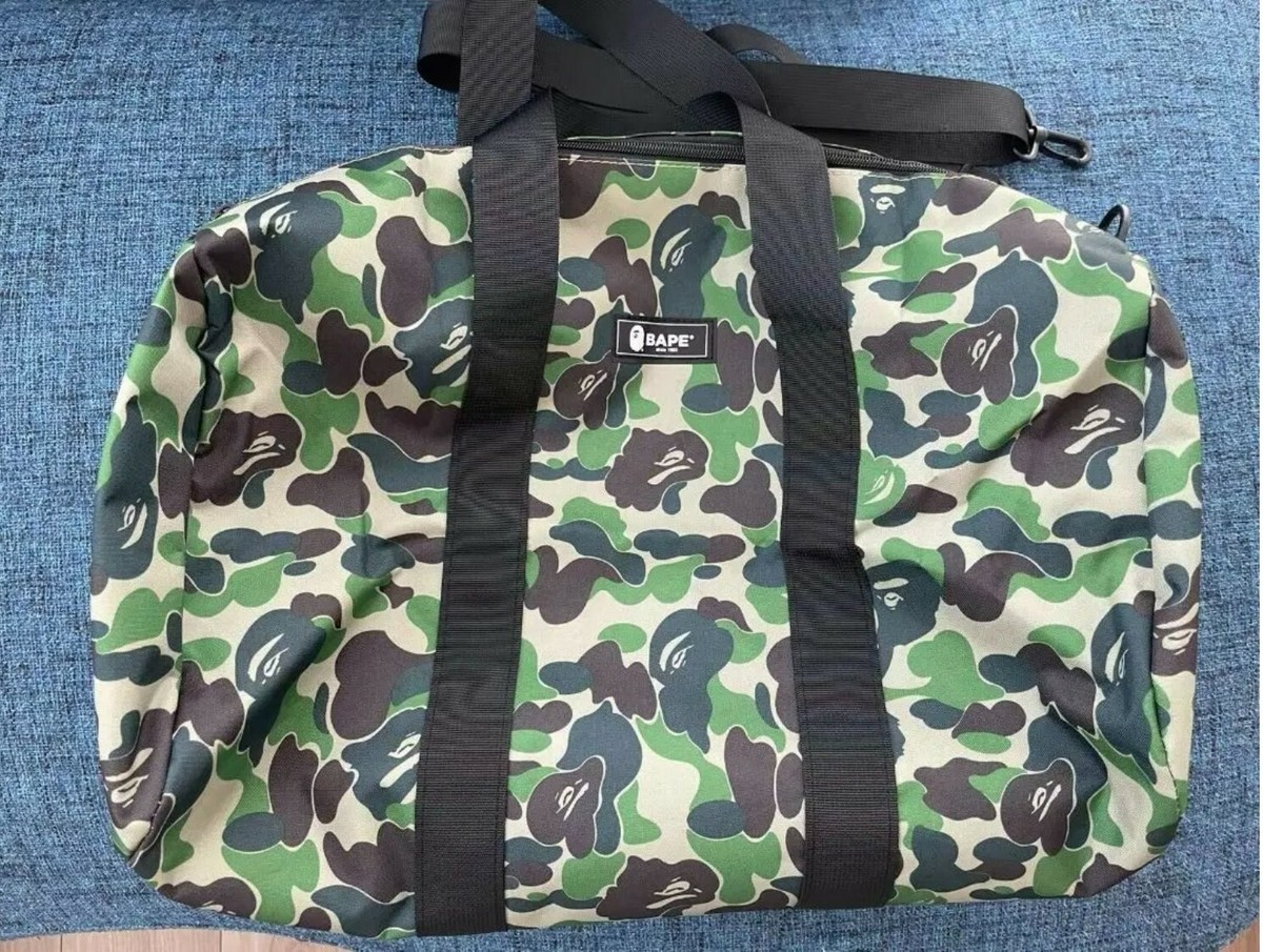 A Bathing Ape Big Duffle Bag 2020 SPRING Collection CAMO BAPE