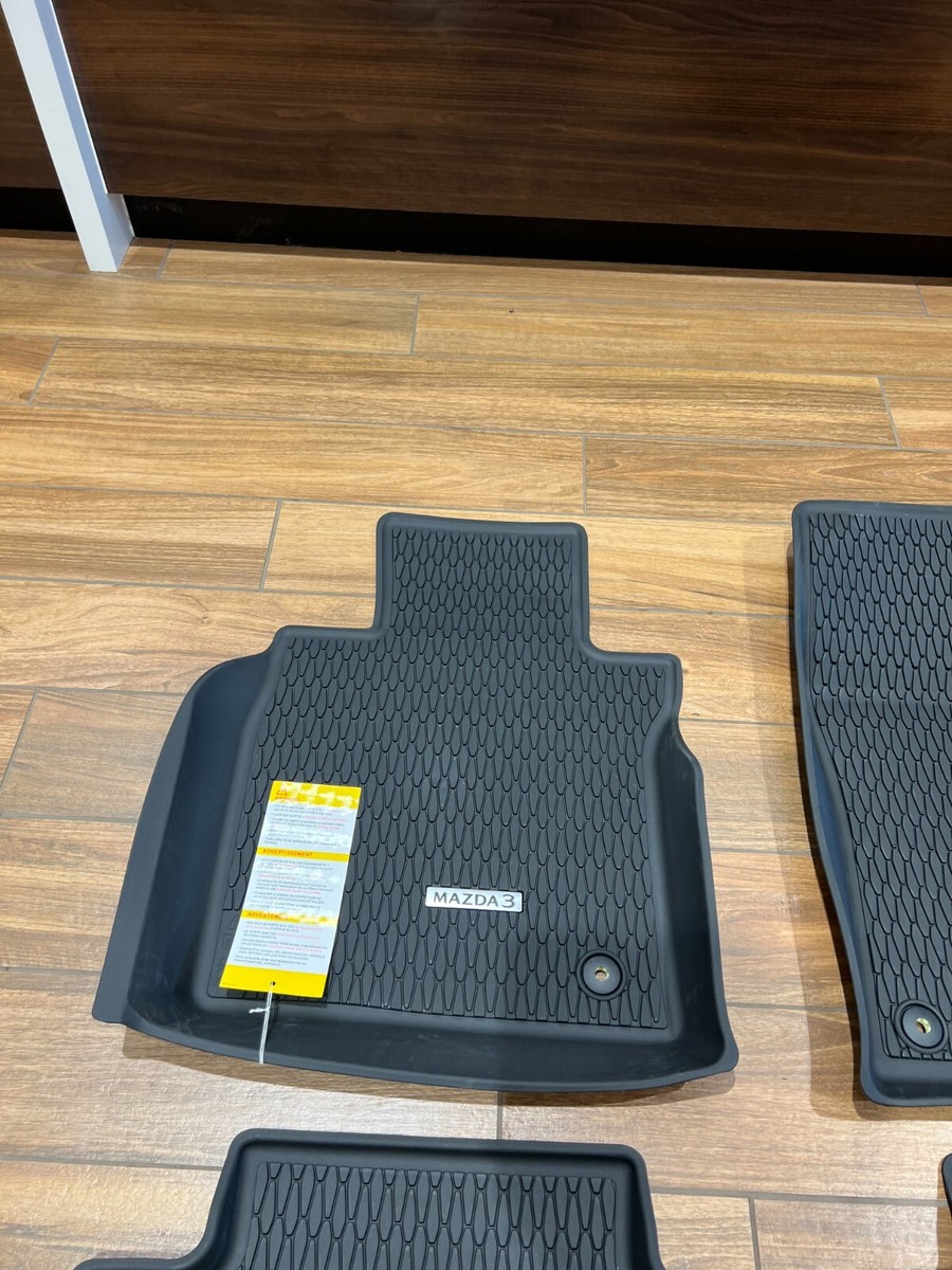 GENUINE Mazda 3 Front High Wall Rubber Floor Mats BEPNV0350A | OE