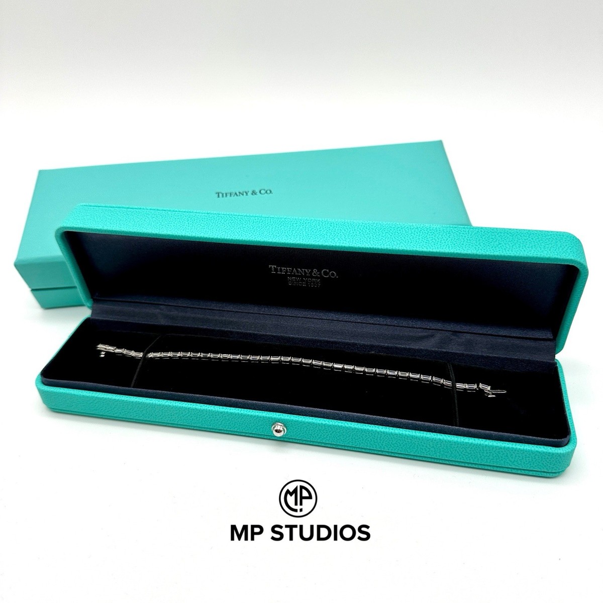 Tiffany & Co. Bracelet Box Only | Blue Jewelry Gift Case | eBay