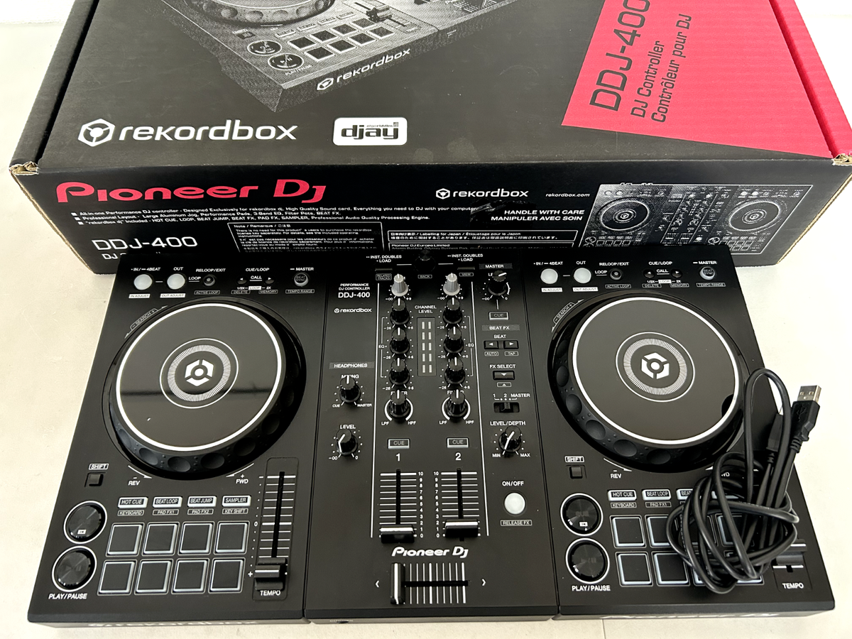 Pioneer DDJ-400 完動品 ケーブル付 Pioneer DDJ-400 完動品 ケーブル