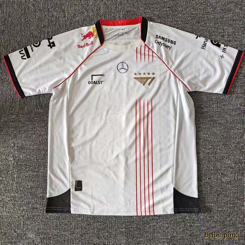 2025 New LCK Team T1 Uniform Jersey S15 TShirt Faker Zofgk LOL TEE