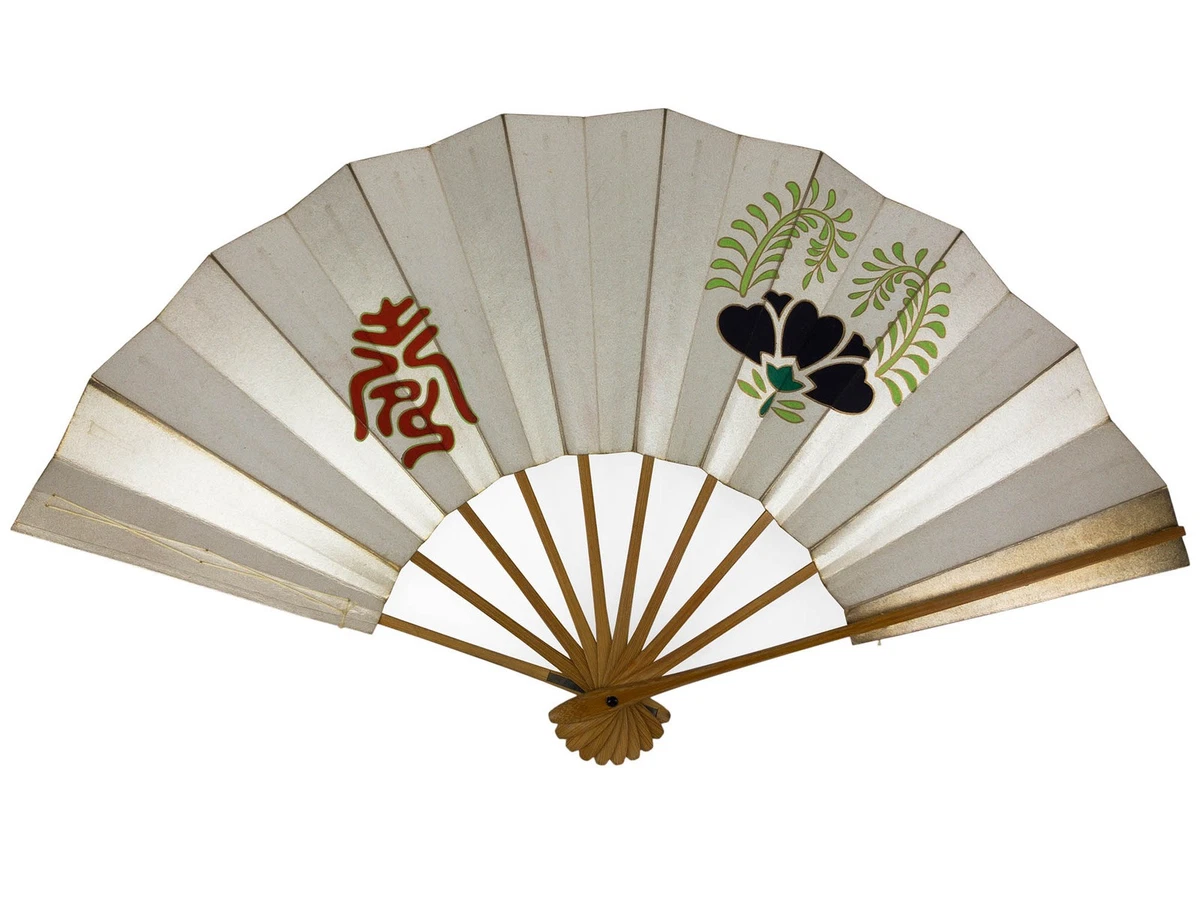 银色古董日本球迷| eBay