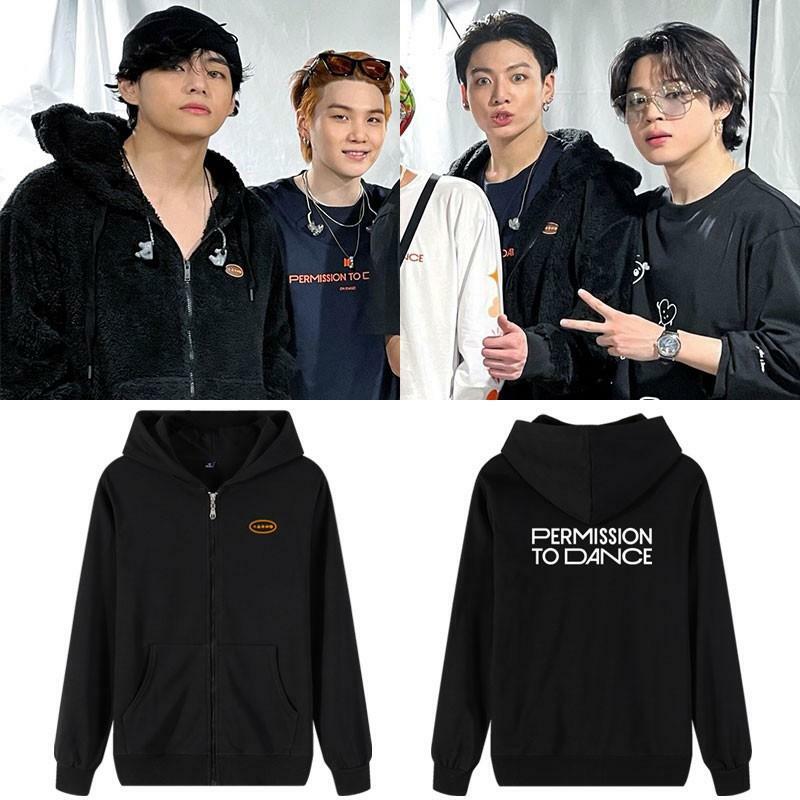 BTS PERMISSION TO DANCEのボアジップアップパーカー BTS PERMISSION