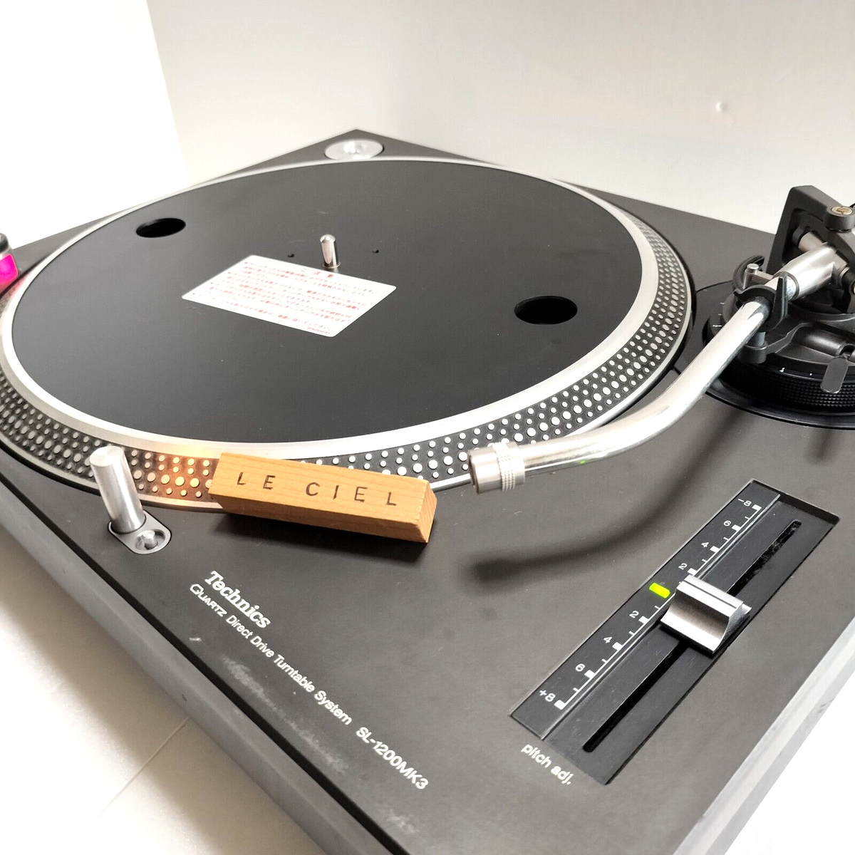 SL-1200MK3 テクニクス Technics 動作良好 ターンテーブル カバー割れ