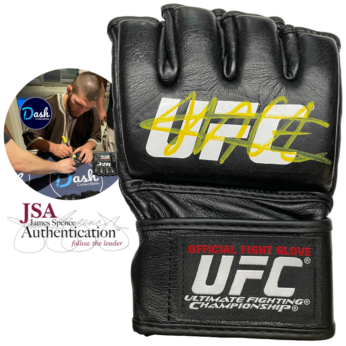 UFC OFFICIAL FIGHT GLOVE Sサイズ UFC Official Fight Glove, Black