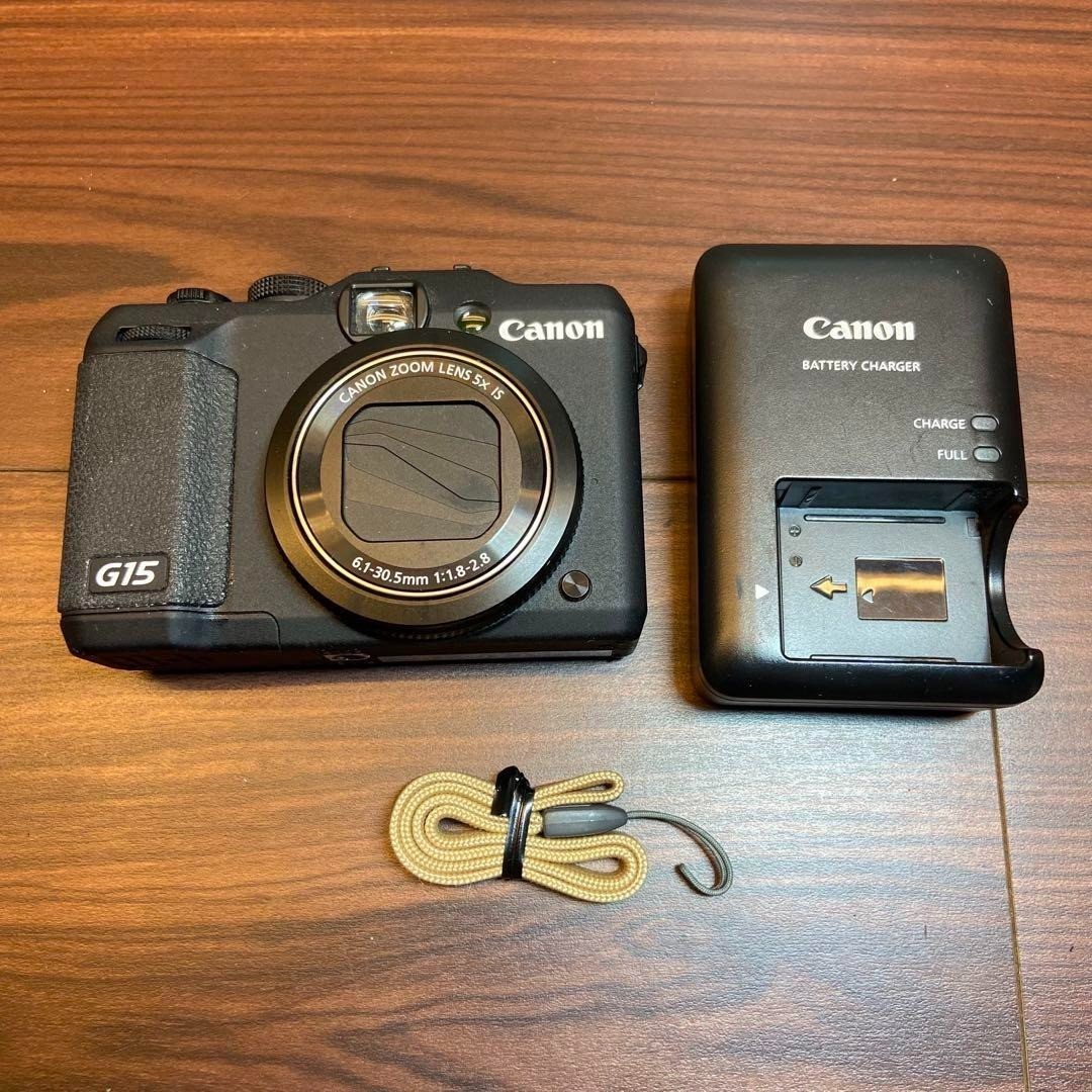 Canon PowerShot G15 12.1MP Digital Camera - Black for sale online