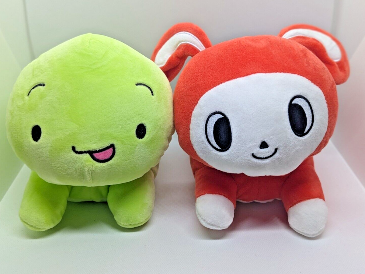 Maizen Sisters Laying Down Zenichi & Mikey Plush Toy Set BANDAI
