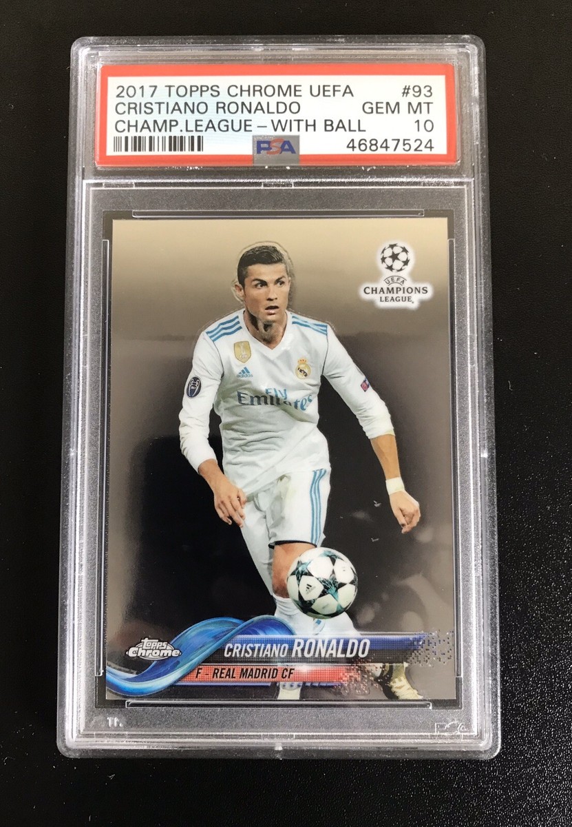 2017-18 Topps Chrome UEFA ロナウド PSA10