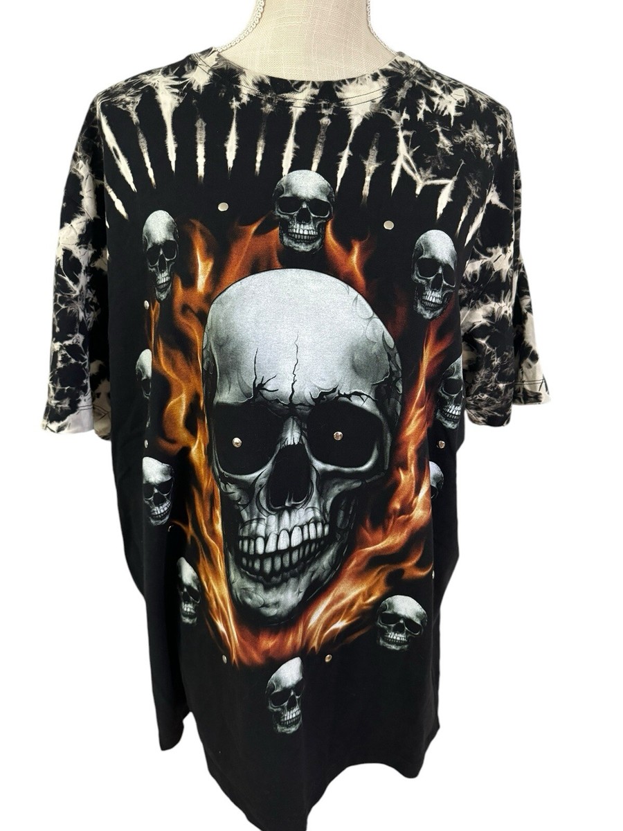 ミュージシャン The BONEZ Vintage #6 Skull Angel Tee XXL