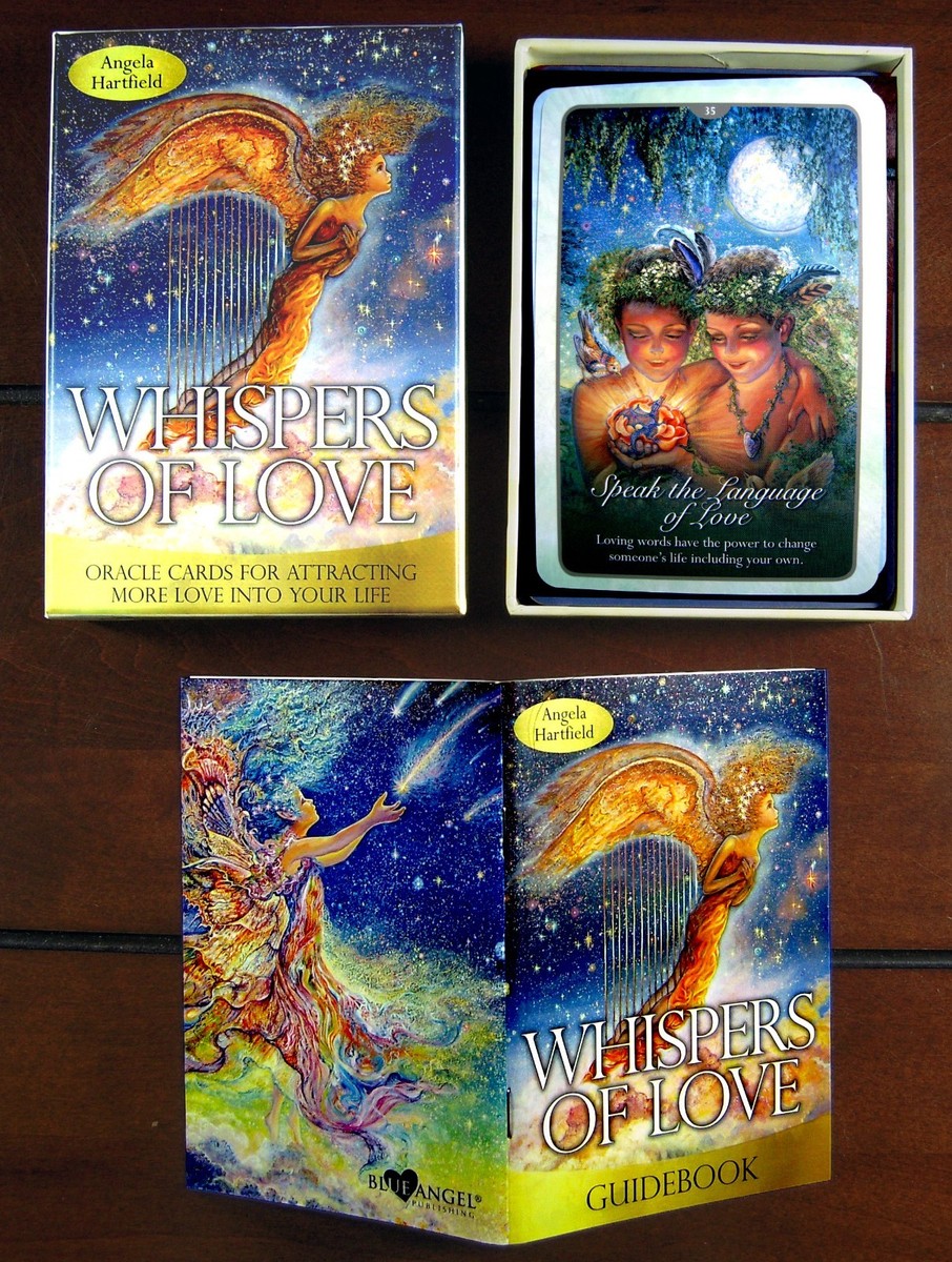 NEW Whispers of Love Oracle Cards Tarot Angela Hartfield Josephine