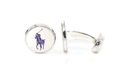 Ralph Lauren Purple Polo Cufflinks | eBay