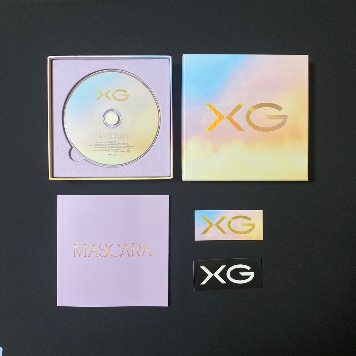 XG】MASCARA CD BOX XG 2nd Single Album MASCARA CD BOX No Photo