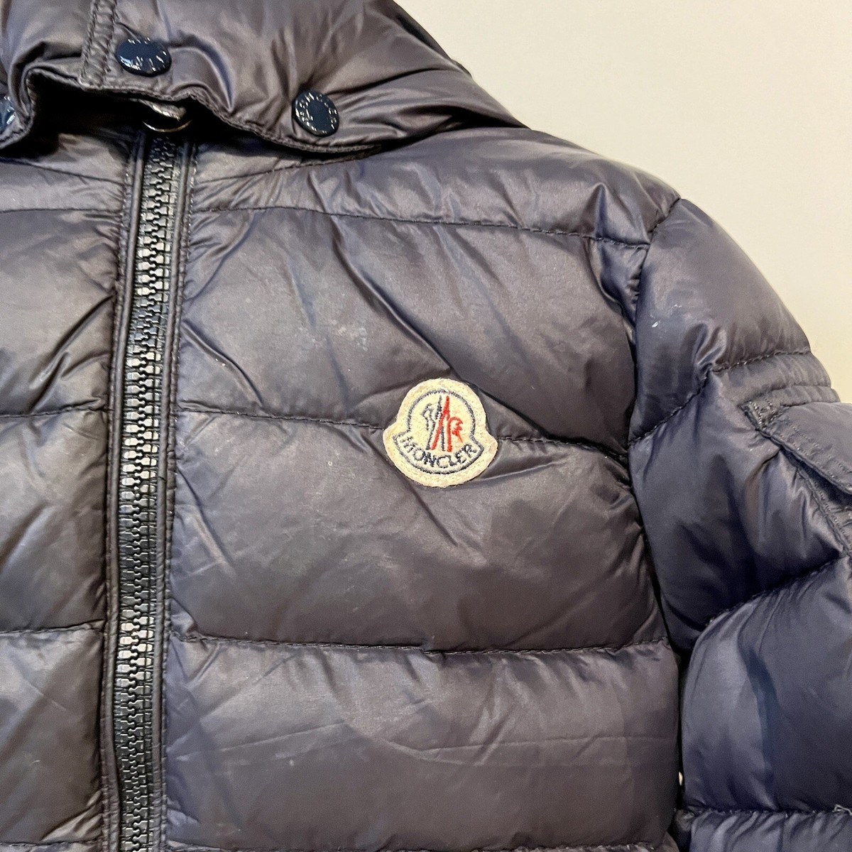 MONCLER Baby Infant Kids BLACK Hooded Puffer Jacket 18/24 Months