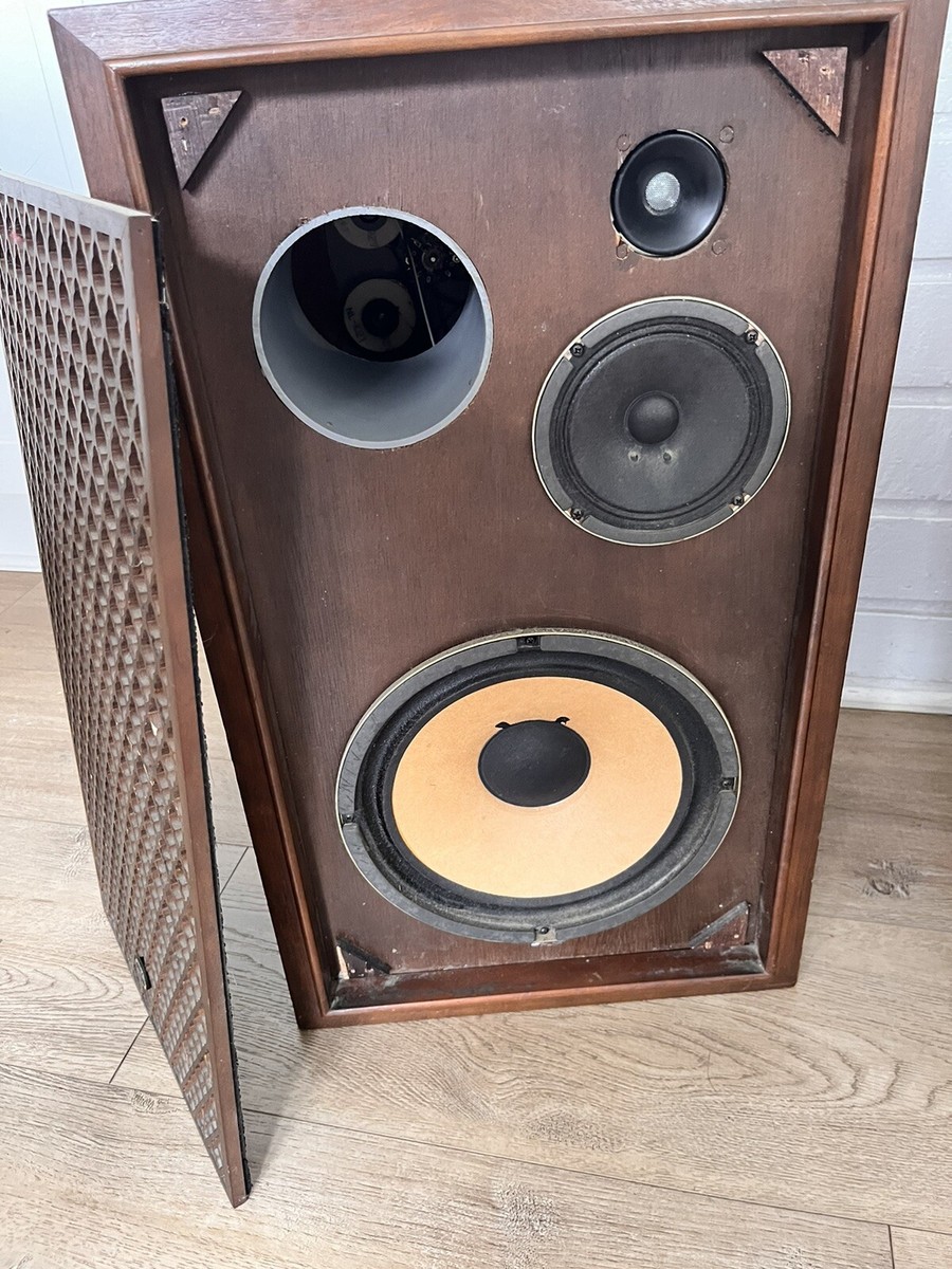 Pair of Sansui SP-100 3 Way Speaker Original Made in Japan Work