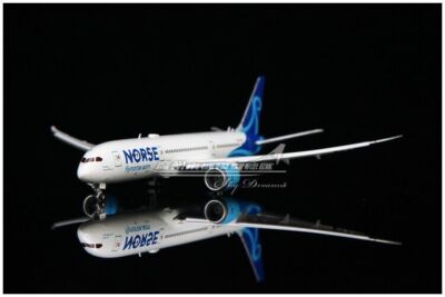 1:400 JC Wings NORSE BOEING 787-9 Passenger Airplane Flap Down