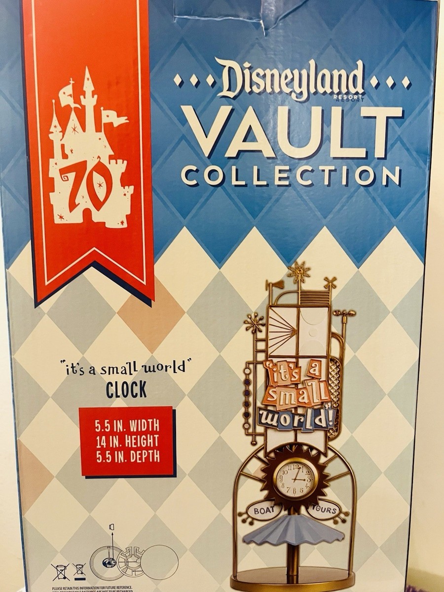 日本未発売 USストア ディズニー スモールワールド70周年 置き時計