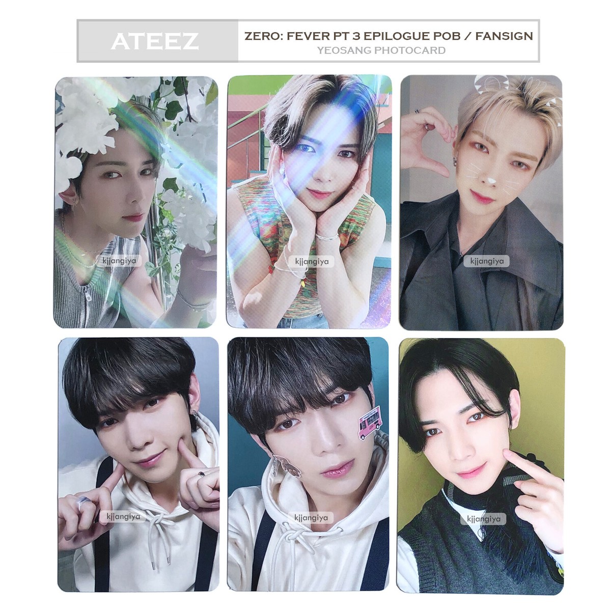 ATEEZ トレカ ホンジュン 直筆サイン makestar 当選者 ATEEZ アチズ