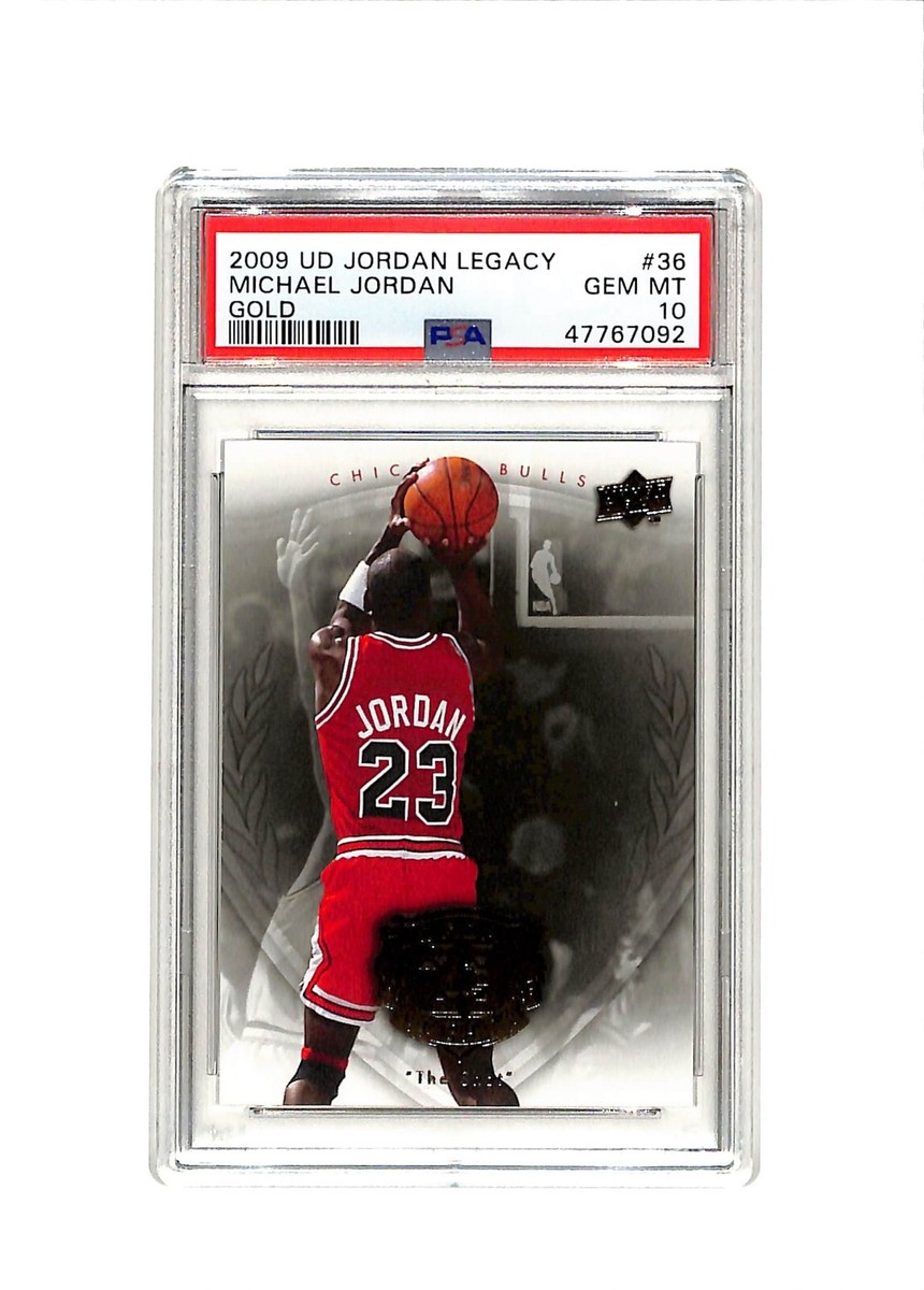 Michael Jordan 2009 Upper Deck Jordan Legacy GOLD PSA 10 #36 