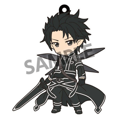 Sword Art Online Kirito ALO Pikuriru Rubber Phone Strap NEW | eBay