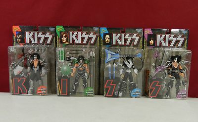KISS Action Figures Set Of 4 ~ KISS Letters ~ McFarlane | eBay