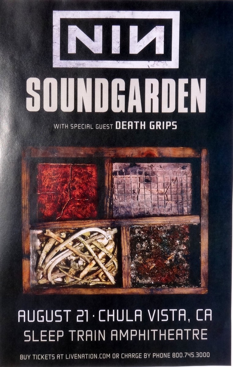 NINE INCH NAILS / SOUNDGARDEN / DEATH GRIPS 2014 SAN DIEGO CONCERT