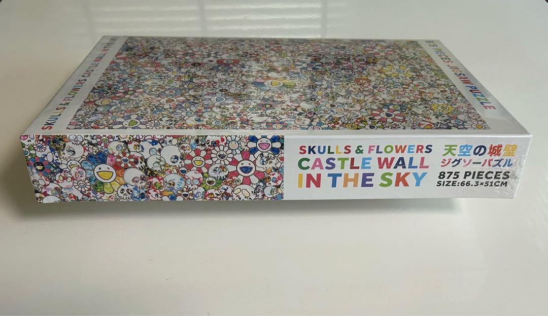SKULLS & FLOWERS CASTLE WALL IN THE SKY Takashi Murakami Jigsaw