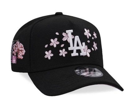New Era Los Angeles Dodgers Tokyo Series Cherry Blossom Pink Logo