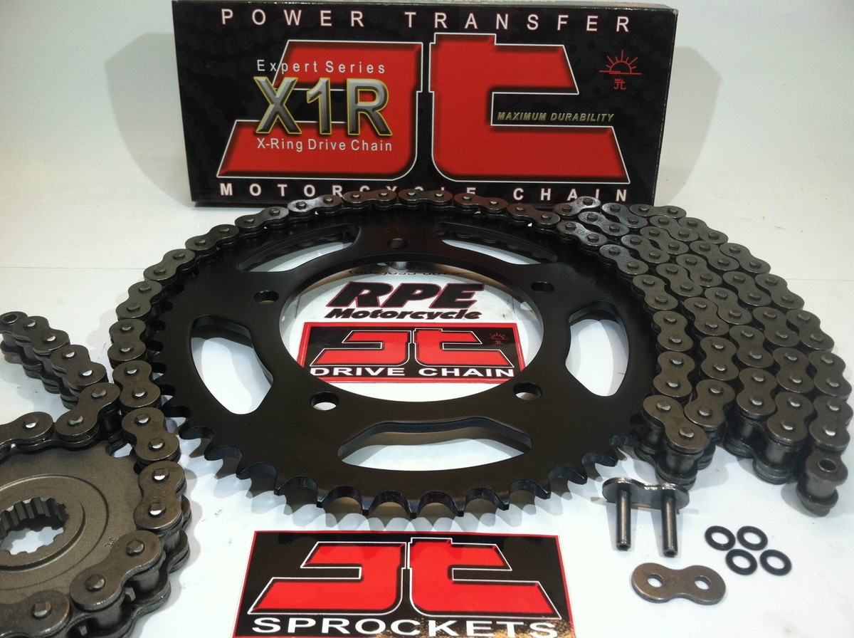 ZX6R 2005-06 EXTENDED LENGTH JT CHAIN AND SPROCKET KIT *OEM, QA or
