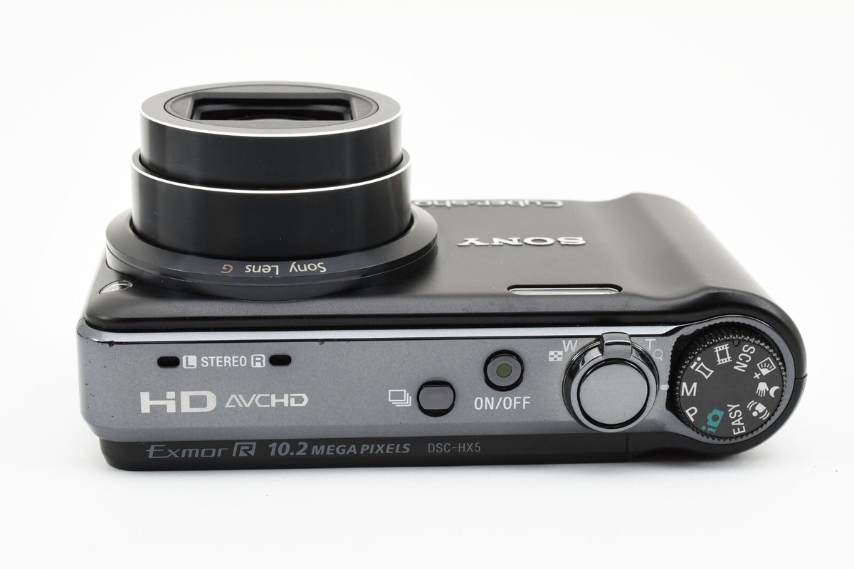 Sony Cyber-shot DSC-HX5 10.2MP Digital Camera 10x Optical Zoom