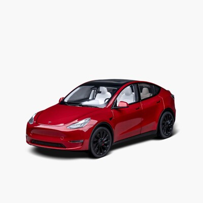 TESLA 1:18 Scale Model Y Diecast Model Car 3 Colors Official Goods