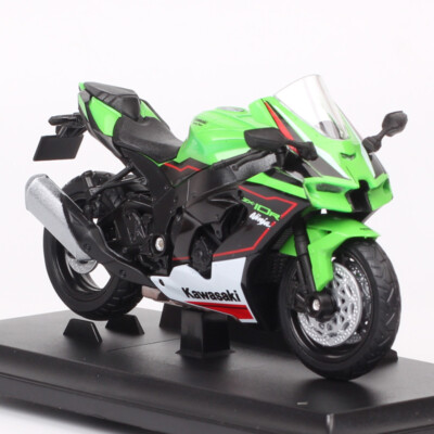 1/18 Scale Welly 2021 Kawasaki Ninja ZX10R Motorcycle Diecast