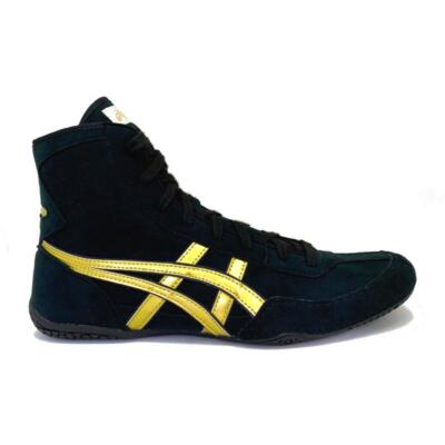 US ASICS/Wrestling Shoes 1083A001 Black Gold Successor to ASICS EX