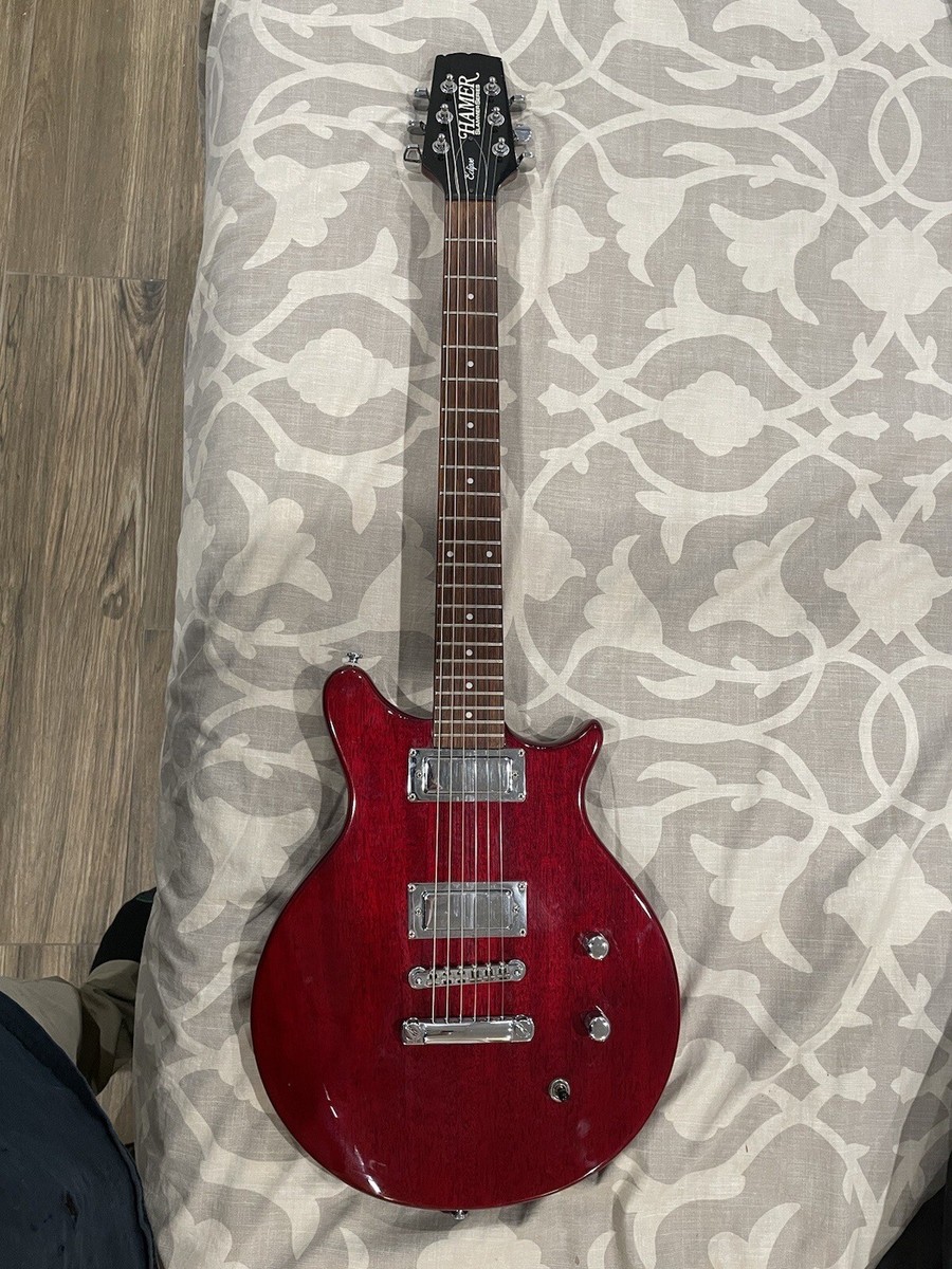 Hamer slammer series Eclipse Red guitar nice excellent working