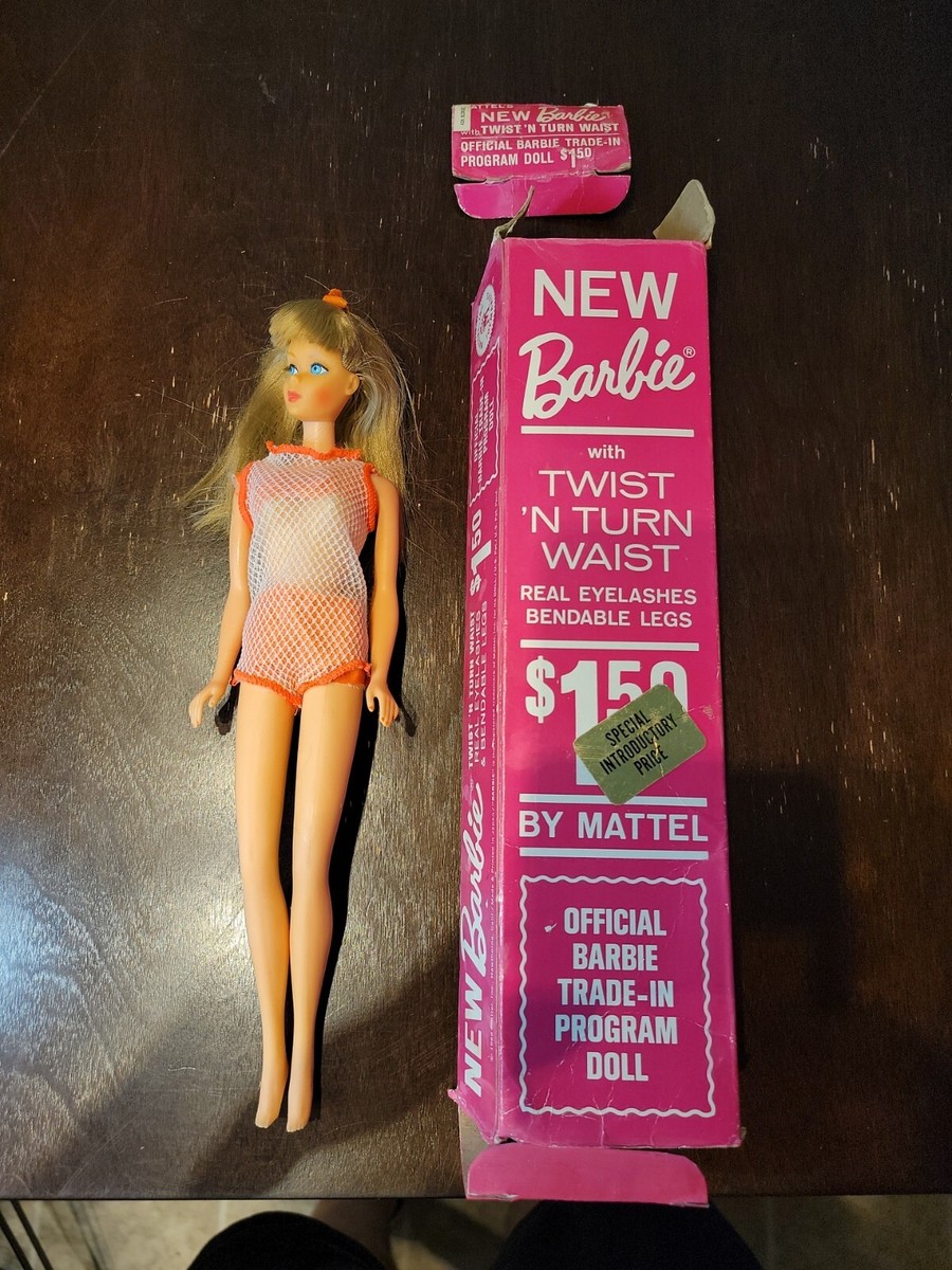 VINTAGE BARBIE TNT Twist N' Turn Trade-In-Program Baggie DOLL NRFB