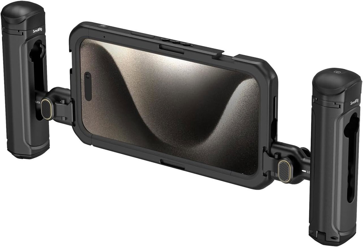 SmallRig Phone Cage for iPhone 15 Pro Max Mobile Kit with Side