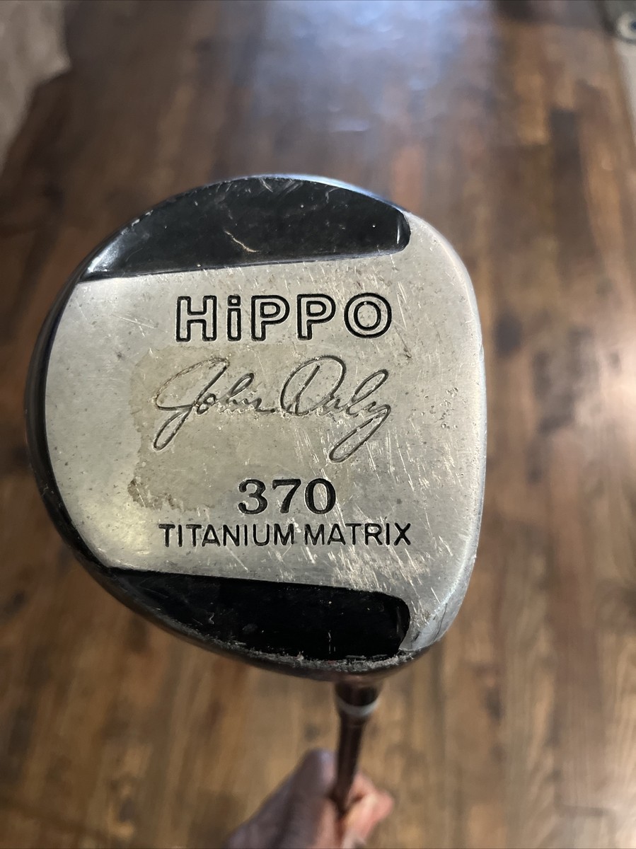Hippo John Daly 370 Titanium Matrix Driver Golf Club RH Power Flex