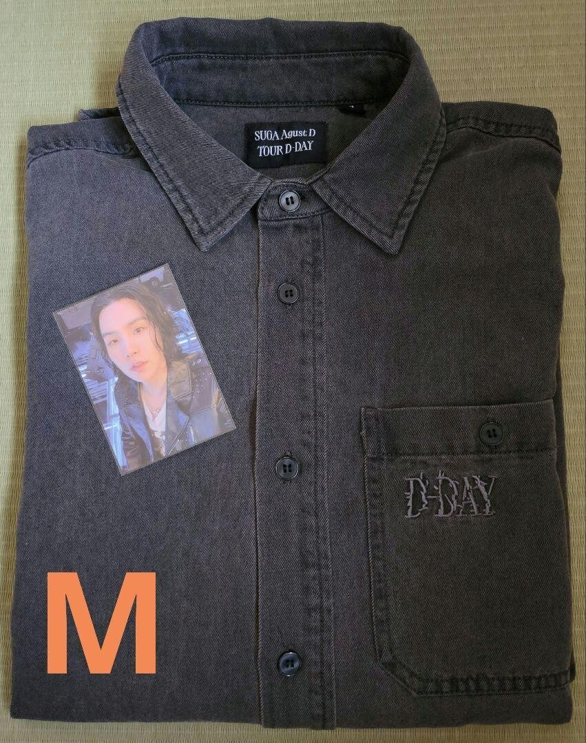 BTS SUGA Agust グレーオーバーサイズ シャツートレカ付き BTS SUGA