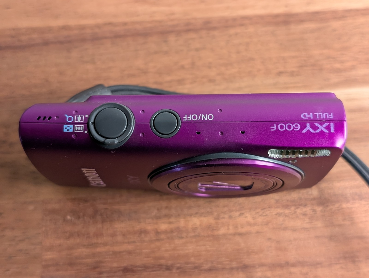 Canon IXY 600F パープル 本体 Canon IXY 600F パープル CANON IXY