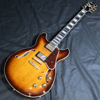 Electric Guitar Ibanez AS93FM VLS Violin Sunburst Flamed Maple Top