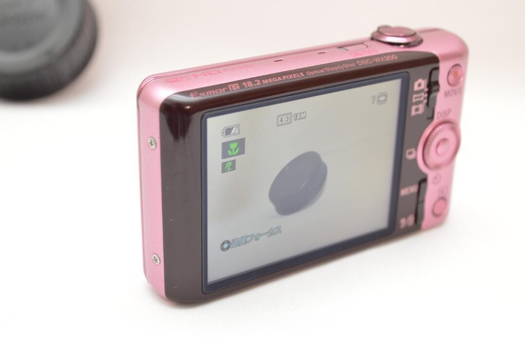 SONY Cyber-shot DSC-WX200 Pink 18.2MP Digital Camera 10xzoom only