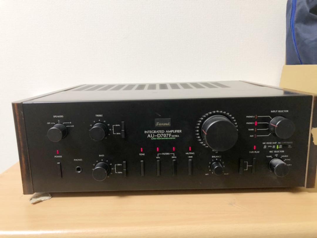 SANSUI AU-D707F EXTRA Integrated Amplifier Transistor Japan Tested